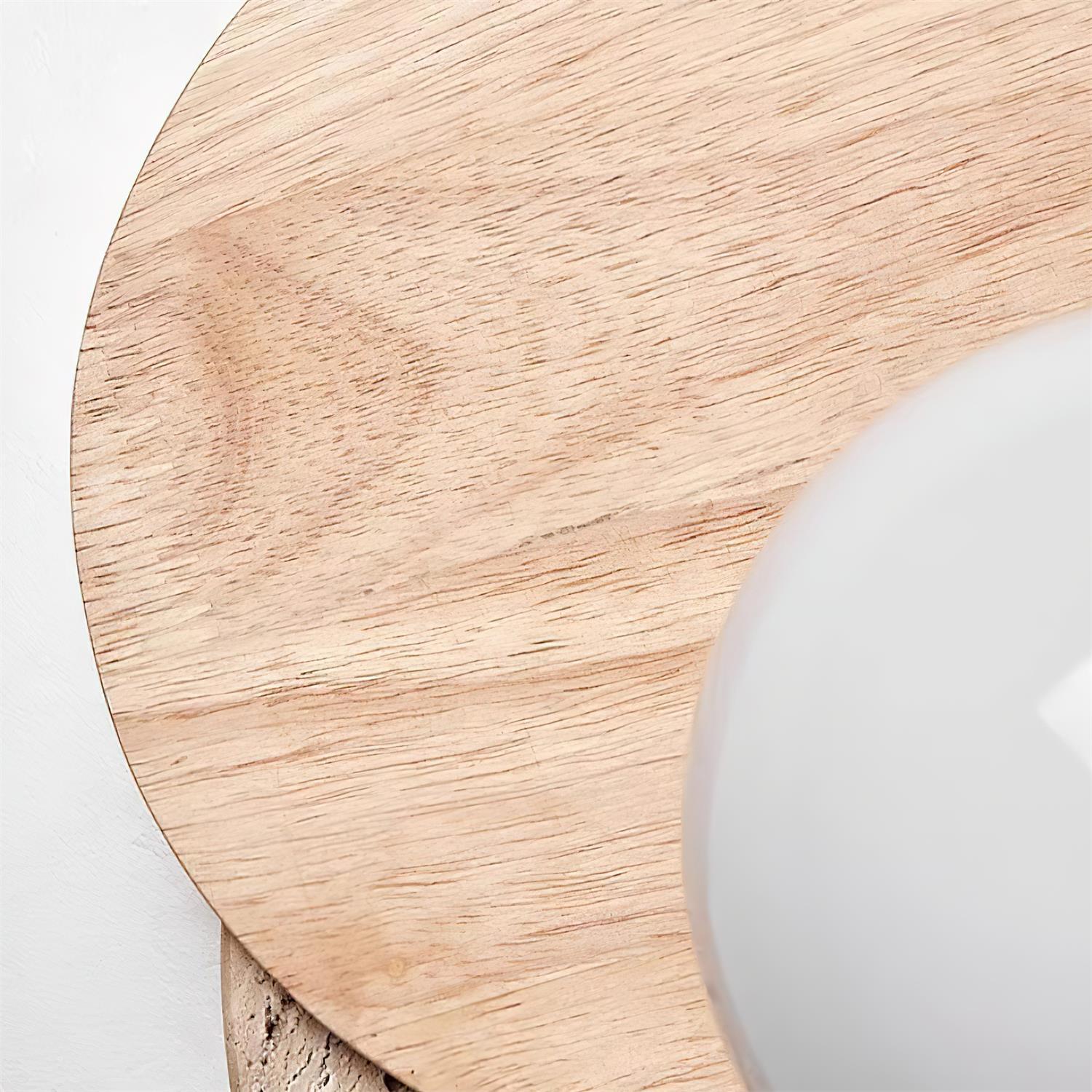 Zelirir Dual-Disc Travertine Wall Light - Neutralighting