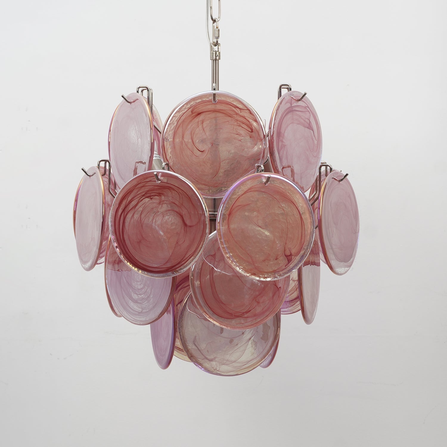 Aurora Chandelier Multicolor Murano Disc Layered Artistic - Neutralighting