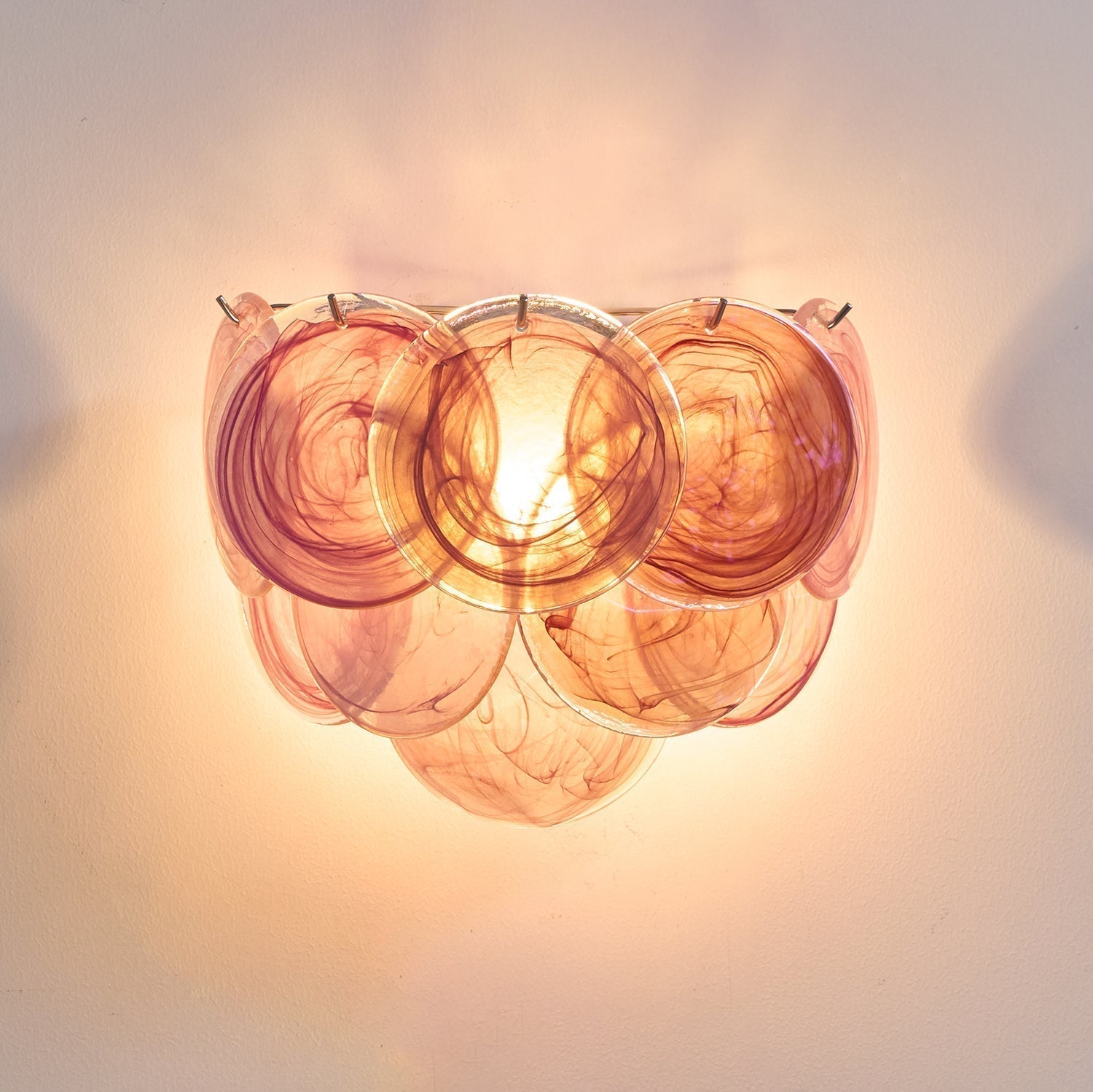 Aurora Wall Lamp Murano Glass Disc Artistic - Blowlighting