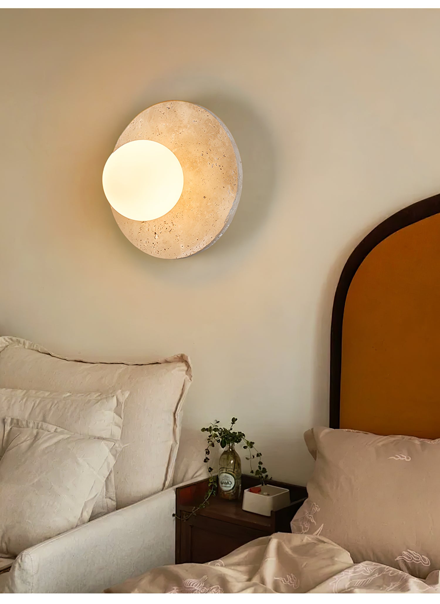 Vesolyra Travertine Ceiling Light - Neutralighting