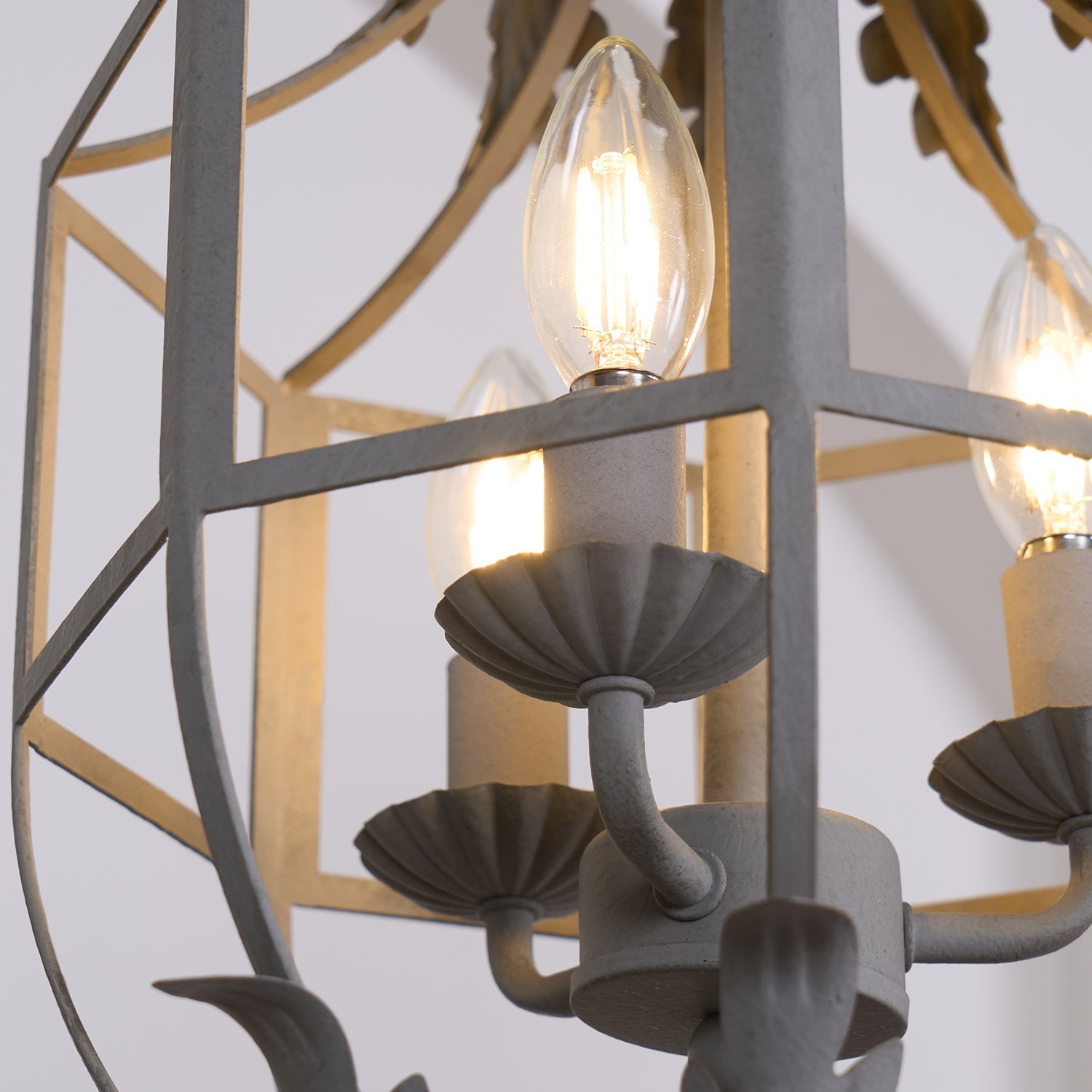 Lustre Retro Cage Chandelier - Blowlighting