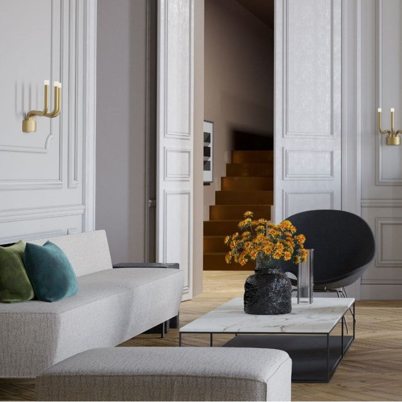 Ivcarila Premium Nordic Brass Metal Wall Lamp - Lamp Copper