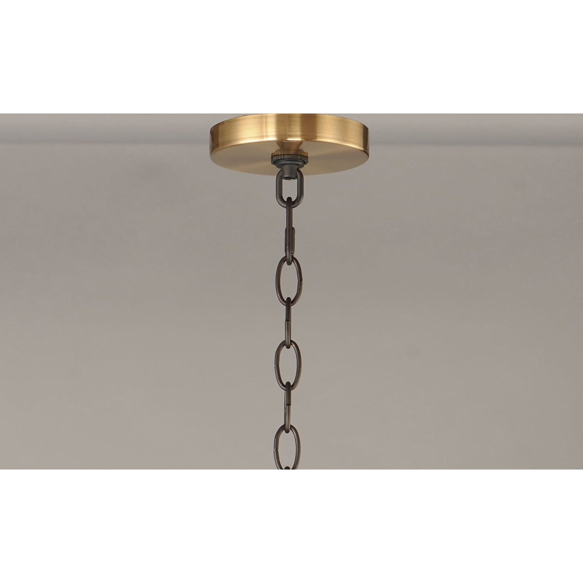 Ceshaora Vintage Industrial Brass Metal Chandelier - Lamp Copper