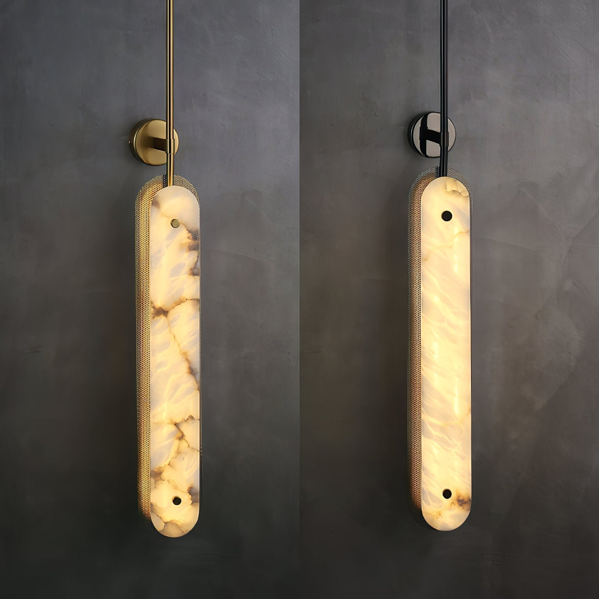 Ilaeir Vertical Alabaster Pendant Light - Neutralighting