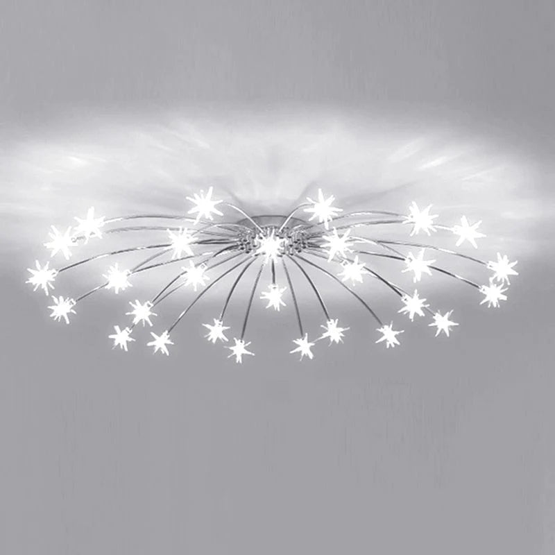 Arisha Art Deco Starry Plafoniere ad incasso Metallo Vetro Cucina