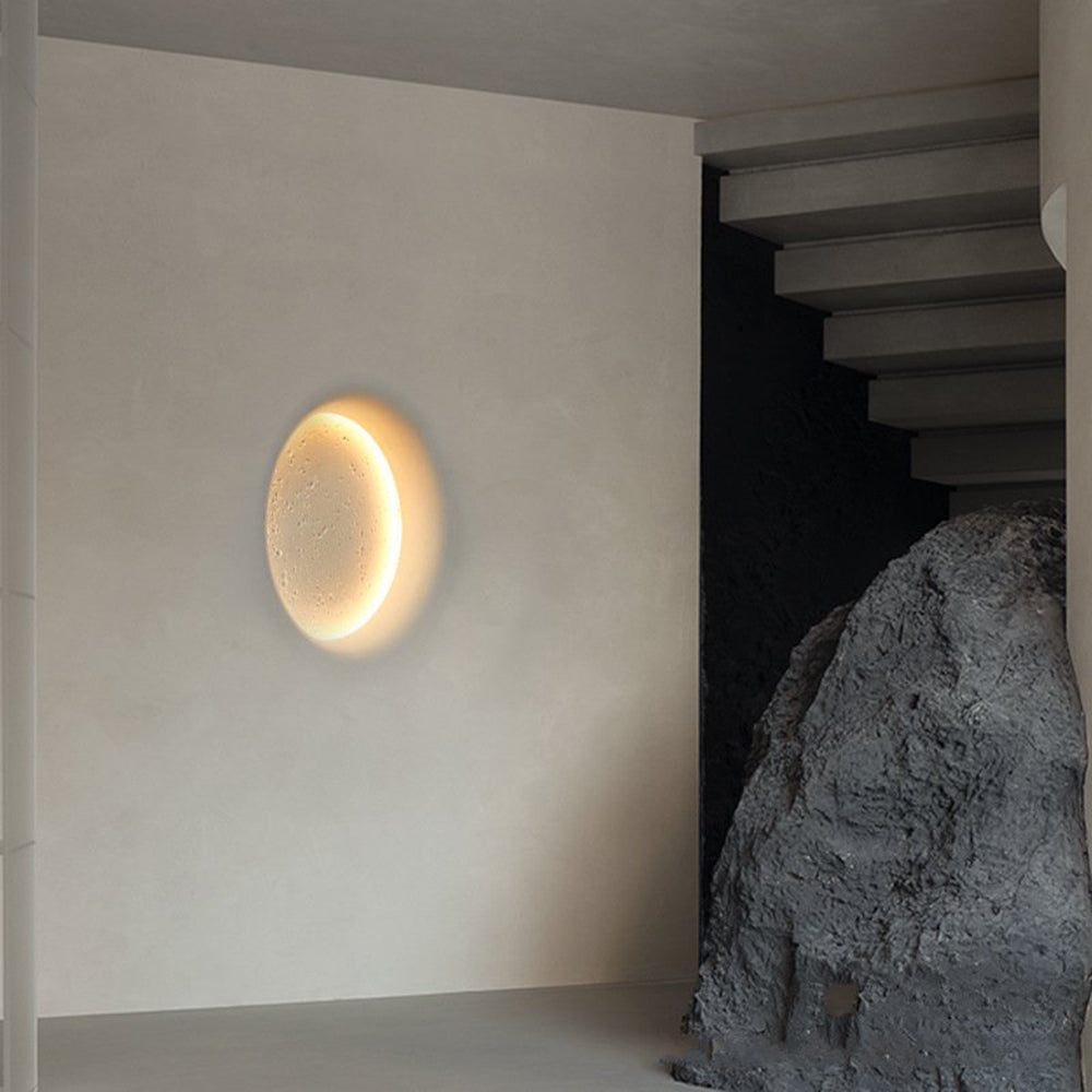 Aria Decorativa Bellissimo LED Emisfero Luna Applique Metallo Gesso Soggiorno/Camera da Letto