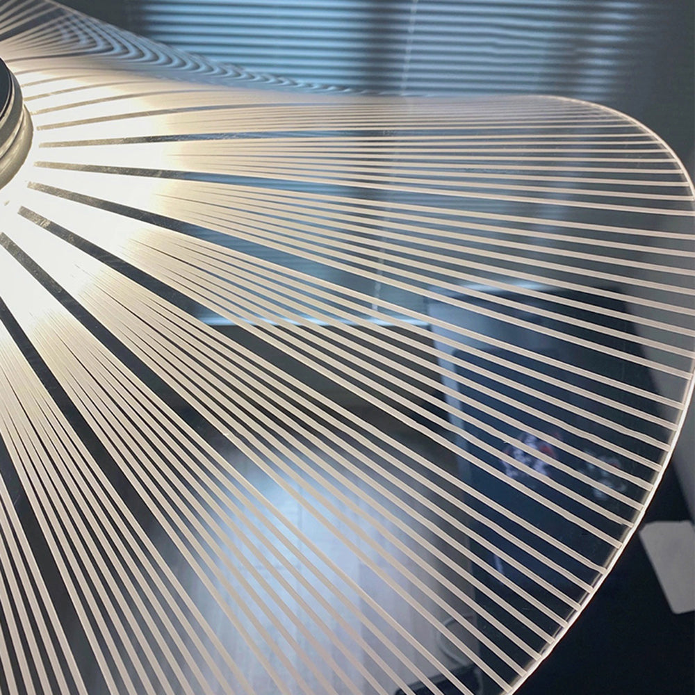Arisha Lampada a Sospensione Forma Metallo Bianco Designer Lotus Foglia