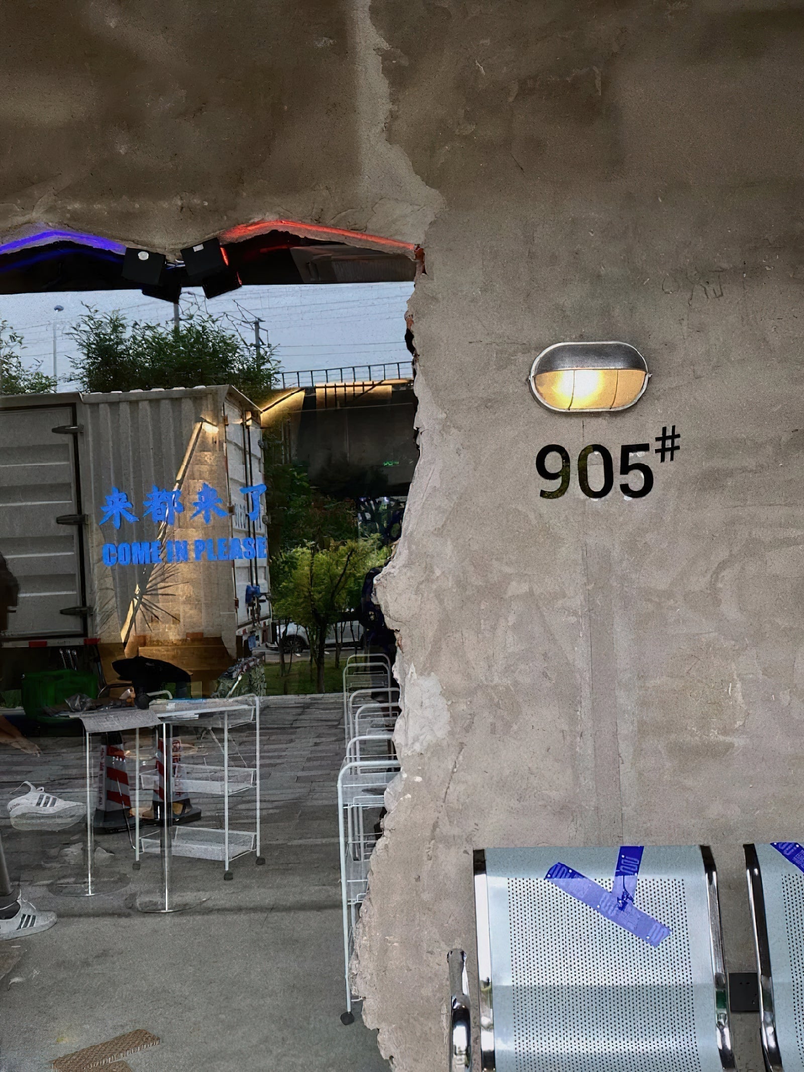 Olcarila Vintage Outdoor Metal Glass Sconce Wall Lamp - Lamp Copper