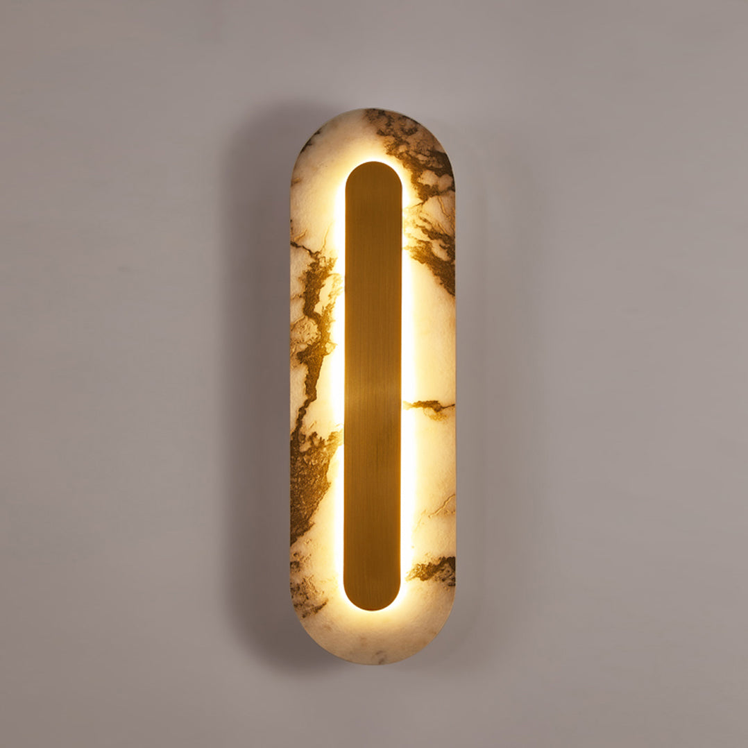 Marmo Modern Minimalist Metal Marble Wall Lamp - Lamp Copper