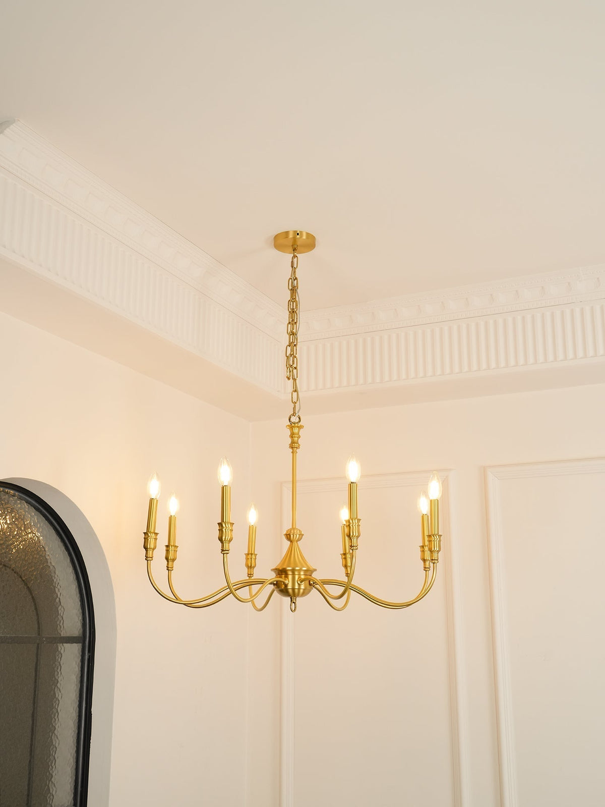 Cunorora Vintage Industrial Metal Chandelier - Lamp Copper