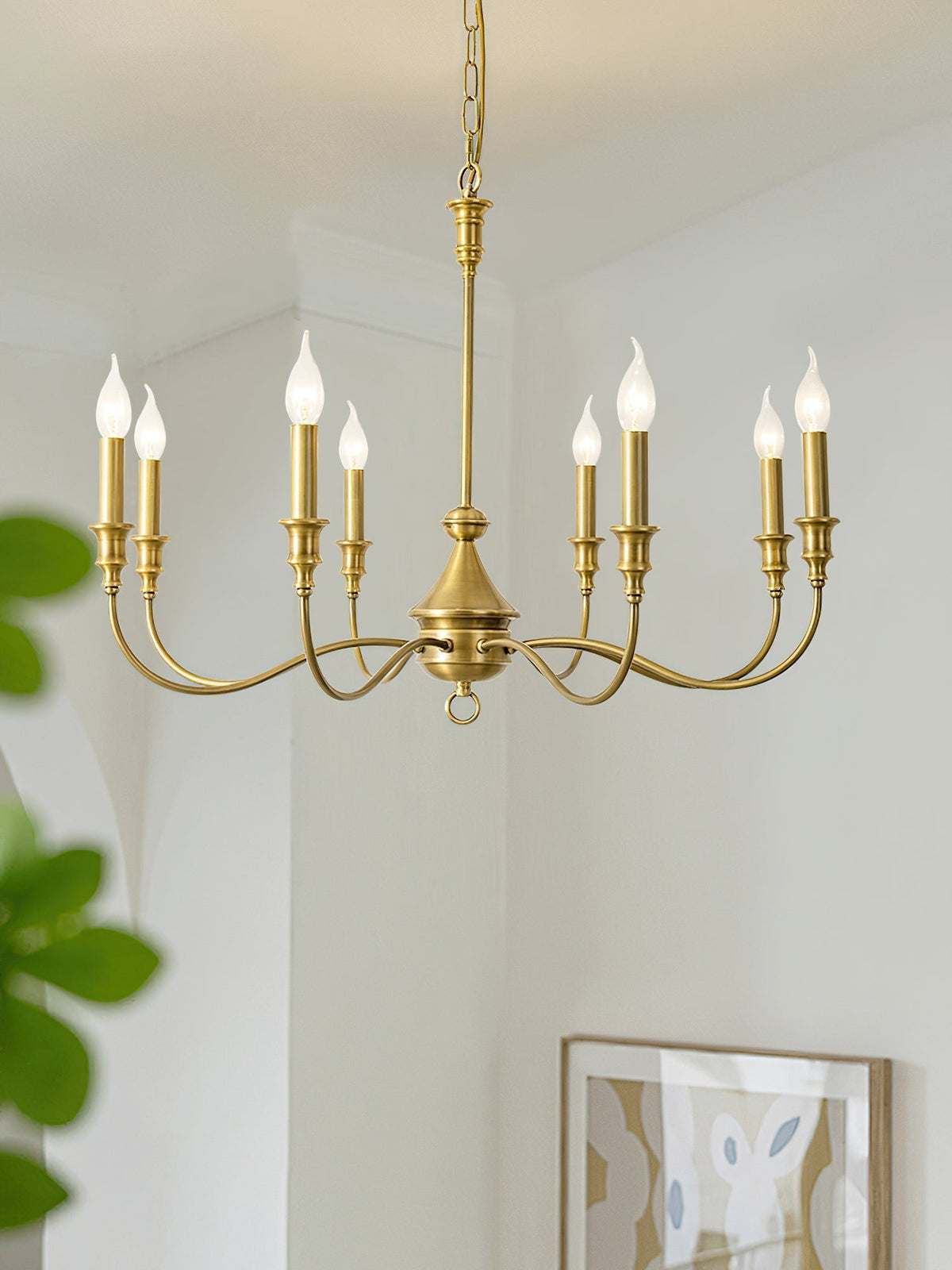 Cunorora Vintage Industrial Metal Chandelier - Lamp Copper