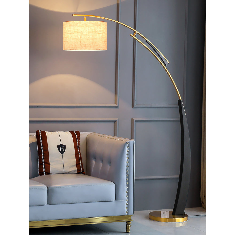 Matterhorn Arc Floor Lamp - Lamp Copper