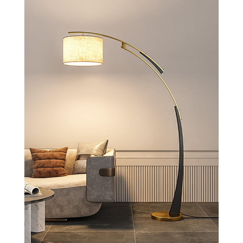 Matterhorn Arc Floor Lamp - Lamp Copper