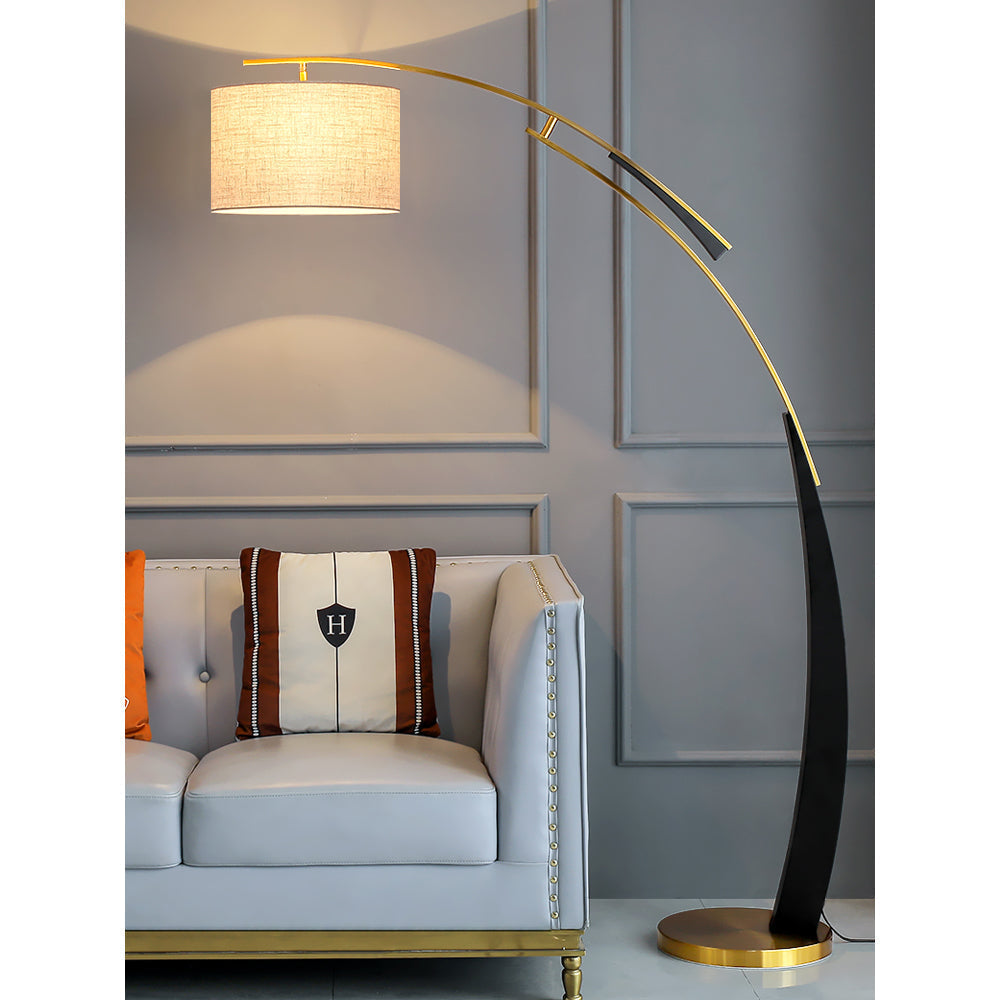 Matterhorn Arc Floor Lamp - Lamp Copper