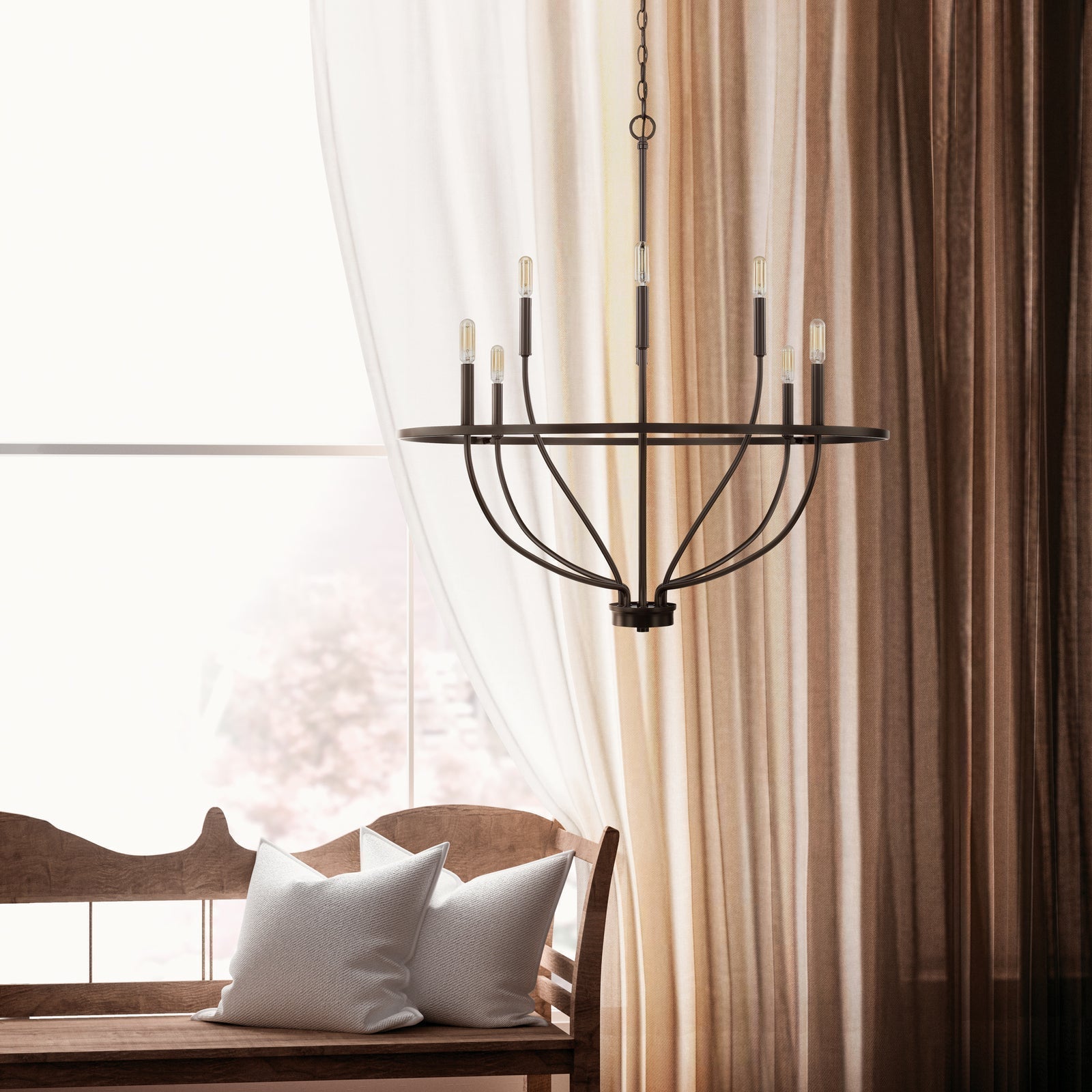 Cisoriel Classic Brass Chandelier - Blowlighting