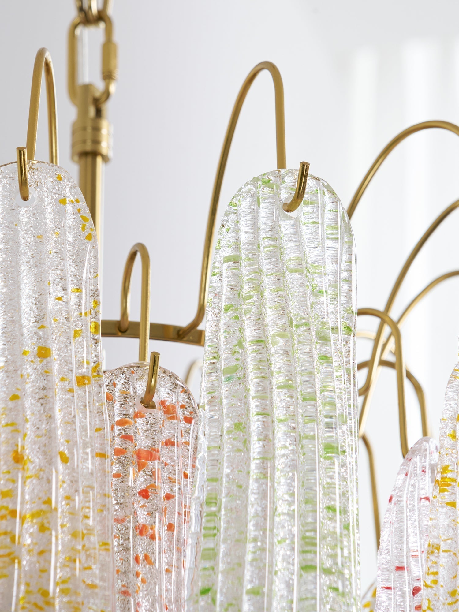 Alnoreth Individual Creativity Metal Glass Chandelier - Lamp Copper