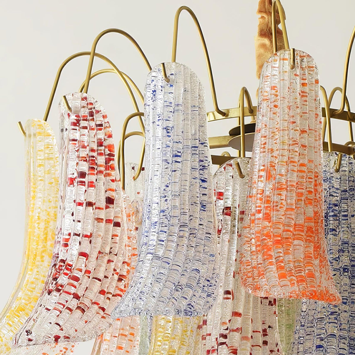 Alnoreth Individual Creativity Metal Glass Chandelier - Lamp Copper