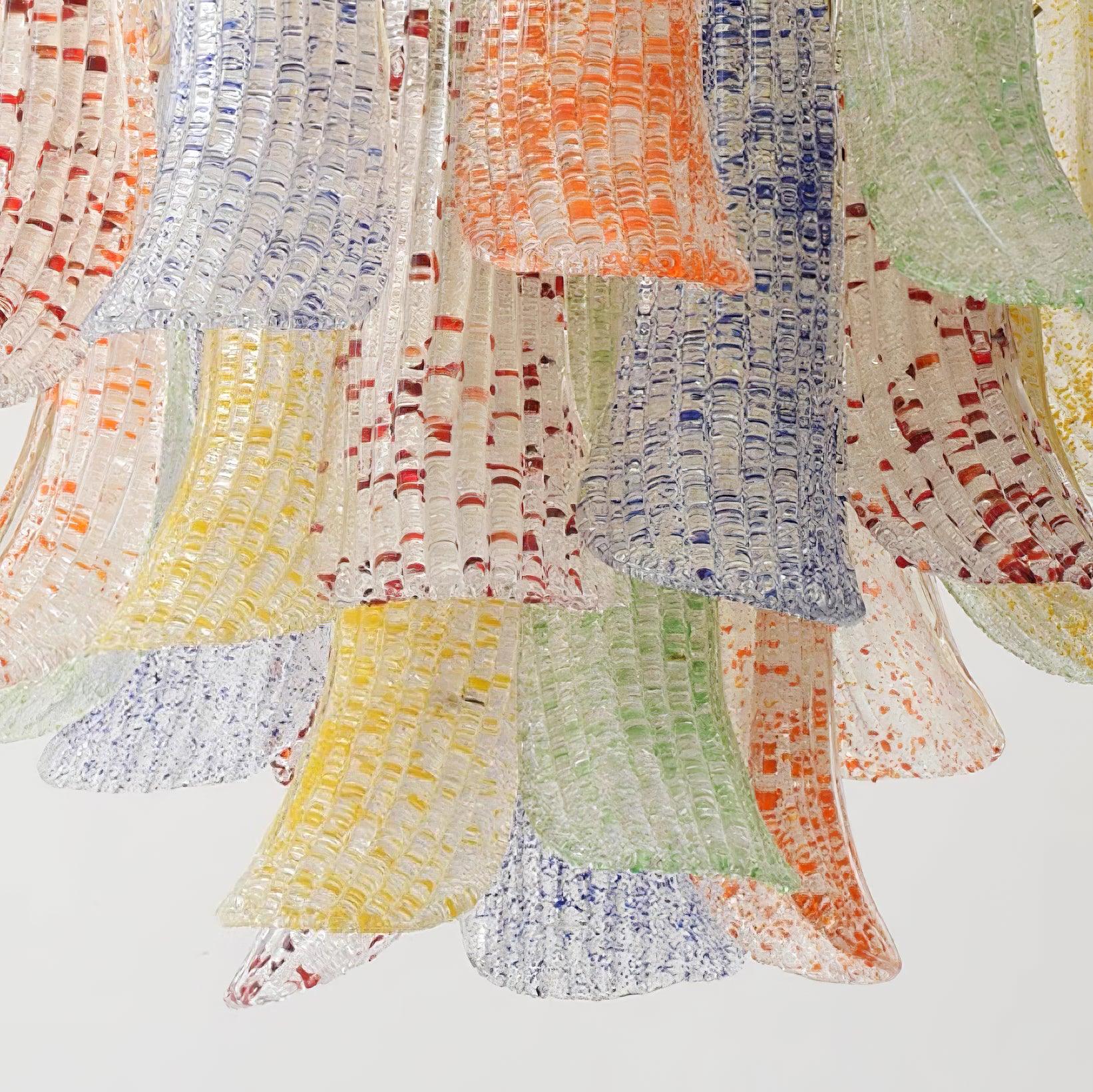 Alnoreth Individual Creativity Metal Glass Chandelier - Lamp Copper