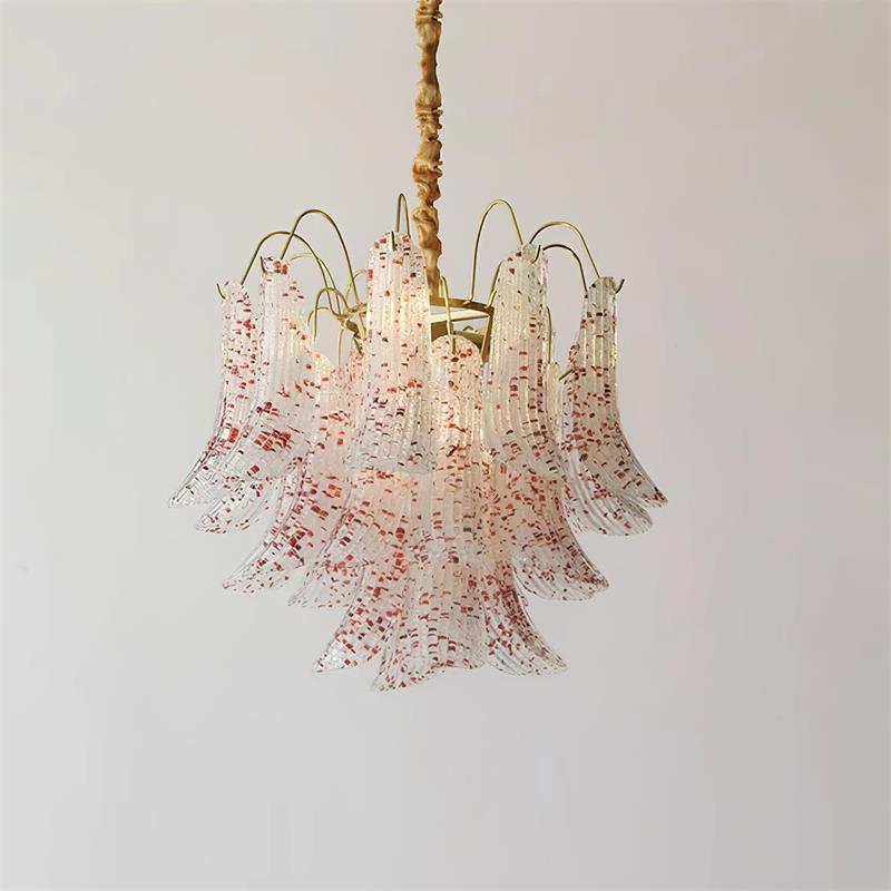Alnoreth Individual Creativity Metal Glass Chandelier - Lamp Copper