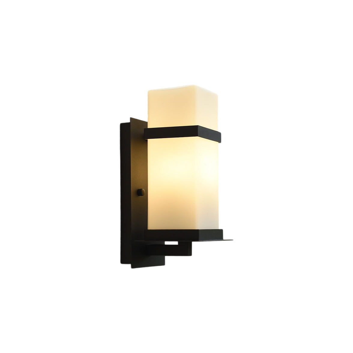 Ishaaris Modern Minimalist Outdoor Metal Glass Wall Light - Lamp Copper
