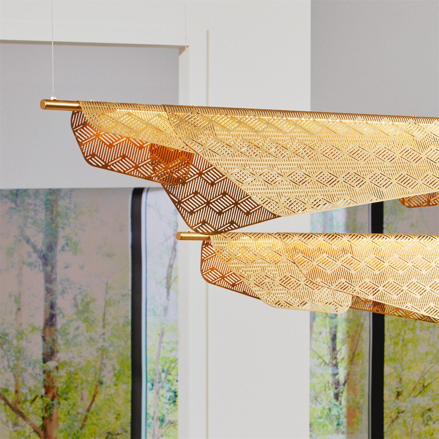 Aella Postmodern Luxury Art Metal Pendant Light - Blowlighting