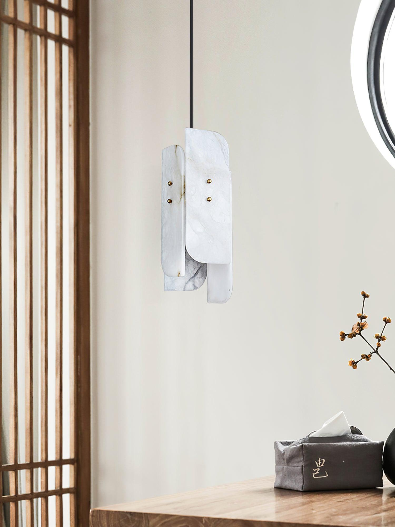 Vicarus Layered Alabaster Pendant Light - Neutralighting