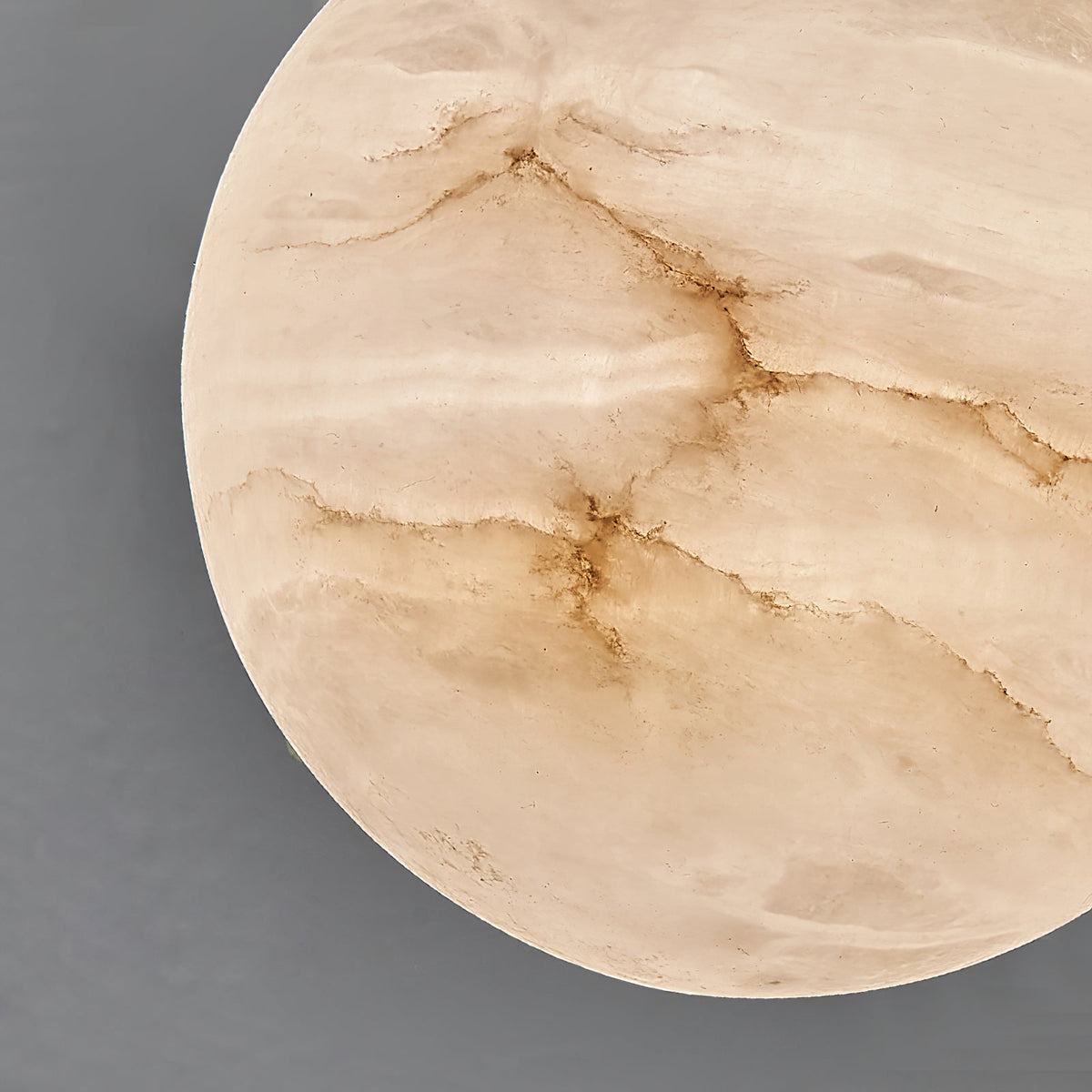 Cedoria Modern Minimalist Alabaster Ceiling Light - Lamp Copper