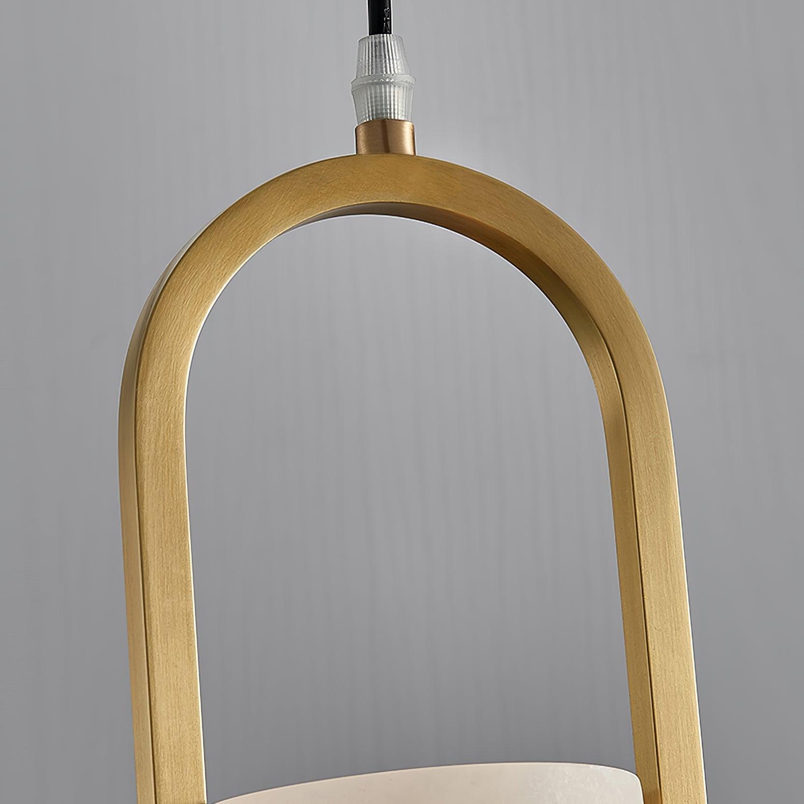 Aethyn Arch Alabaster Pendant Light - Neutralighting