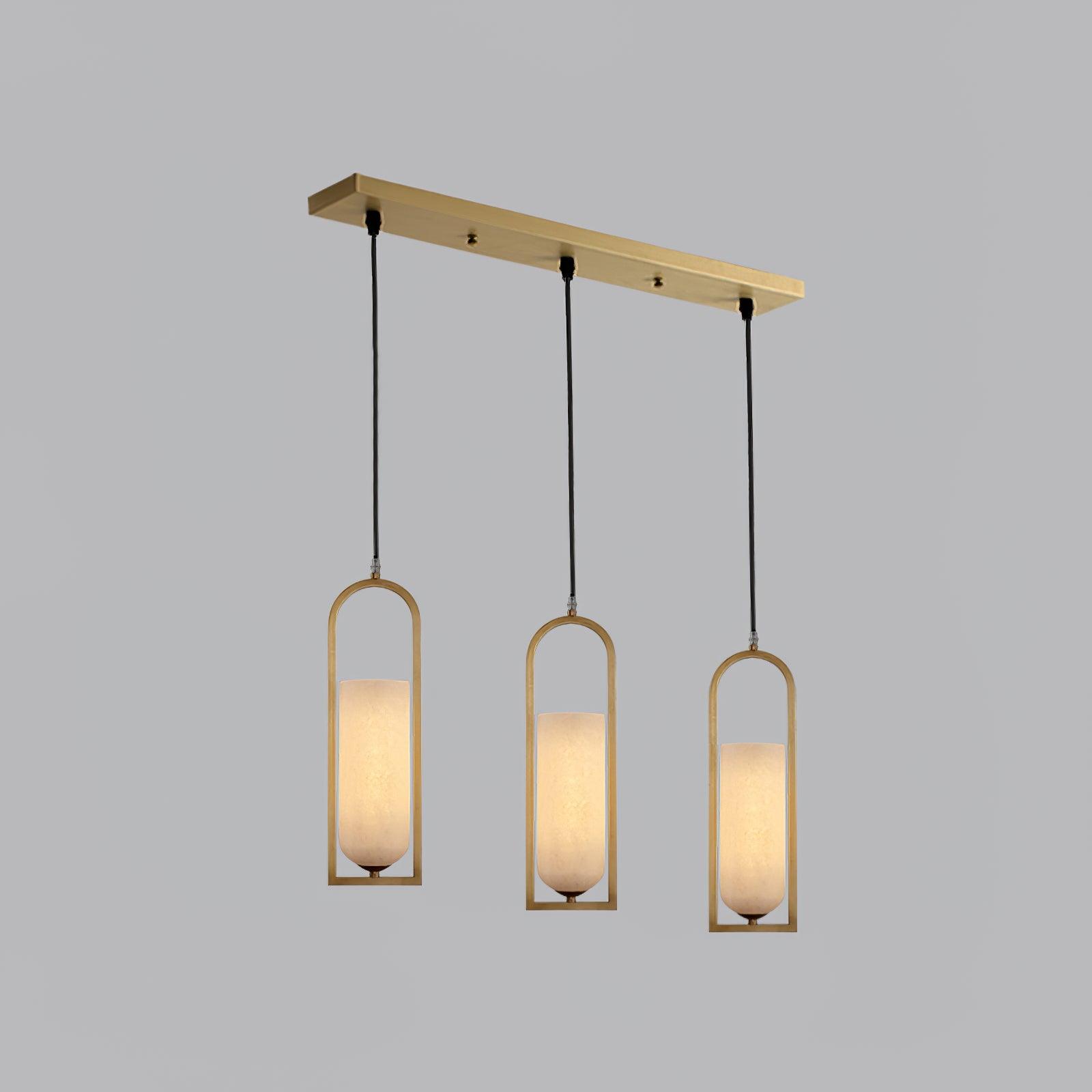 Aethyn Arch Alabaster Pendant Light - Neutralighting