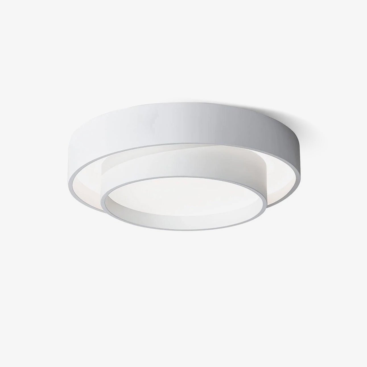 Arisha Lampada da Soffitto con Doppio Anello a Forma Cilindrica