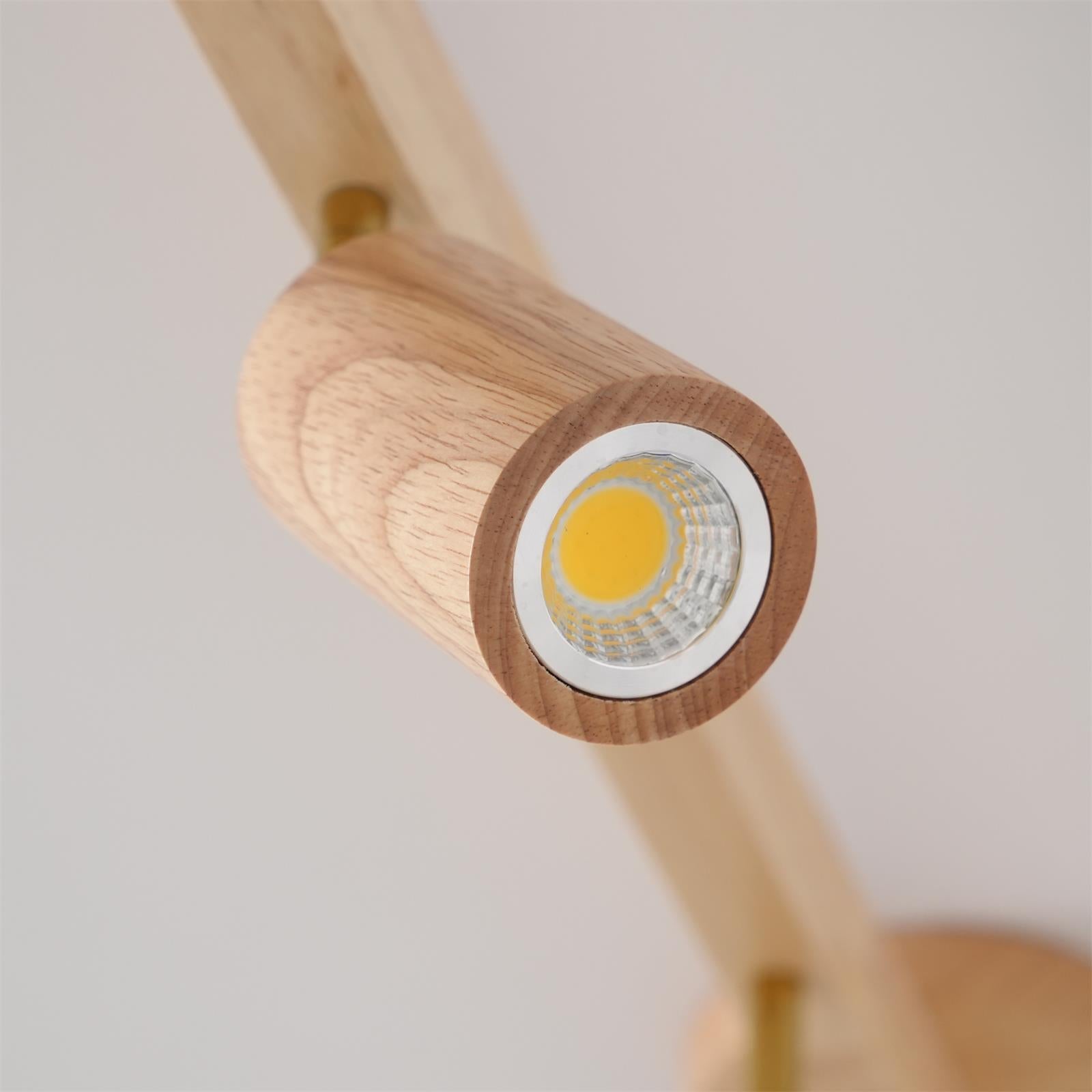 Aim Illuminazione a Binario Classica in Legno con Faretto