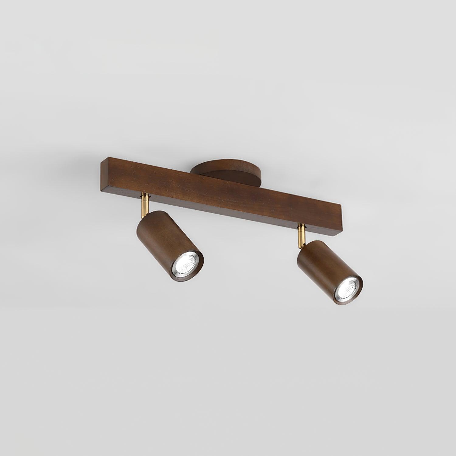 Aim Illuminazione a Binario Classica in Legno con Faretto