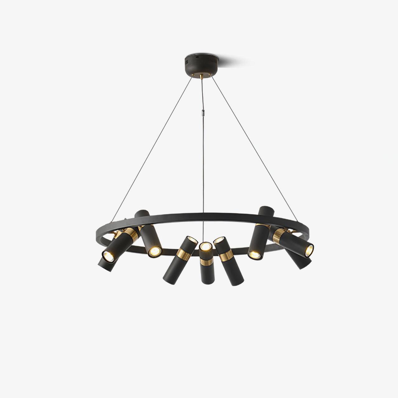 Nova Industrial Acrylic Chandelier - Blowlighting