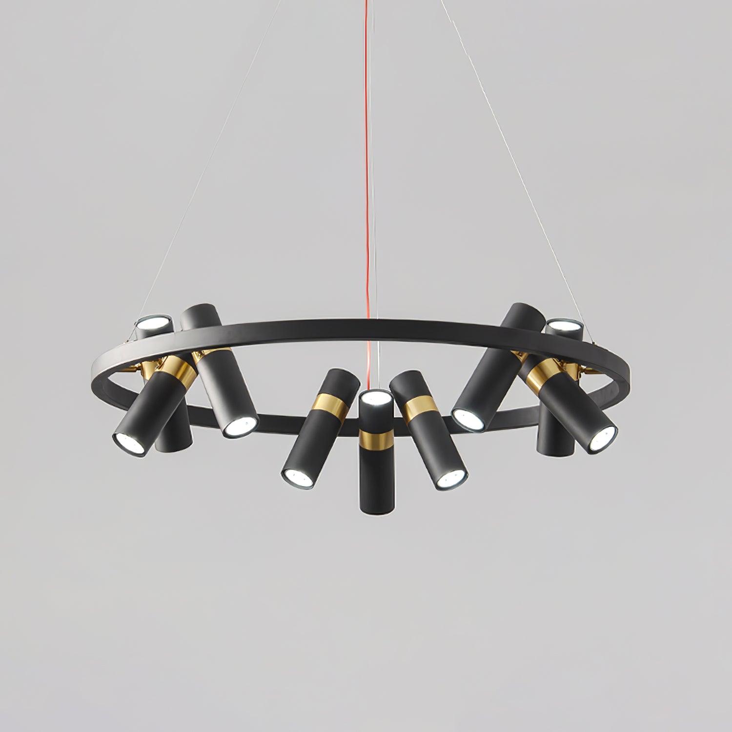 Nova Industrial Acrylic Chandelier - Blowlighting