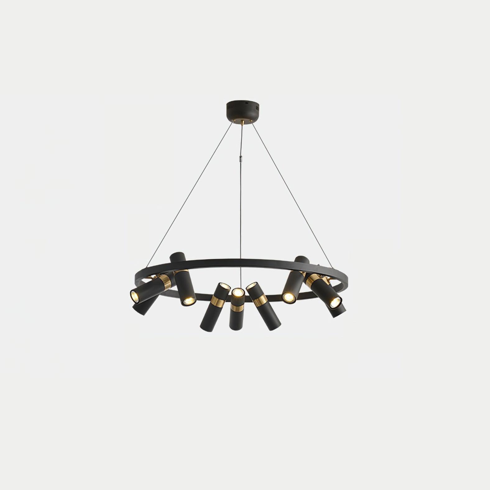 Nova Industrial Acrylic Chandelier - Blowlighting