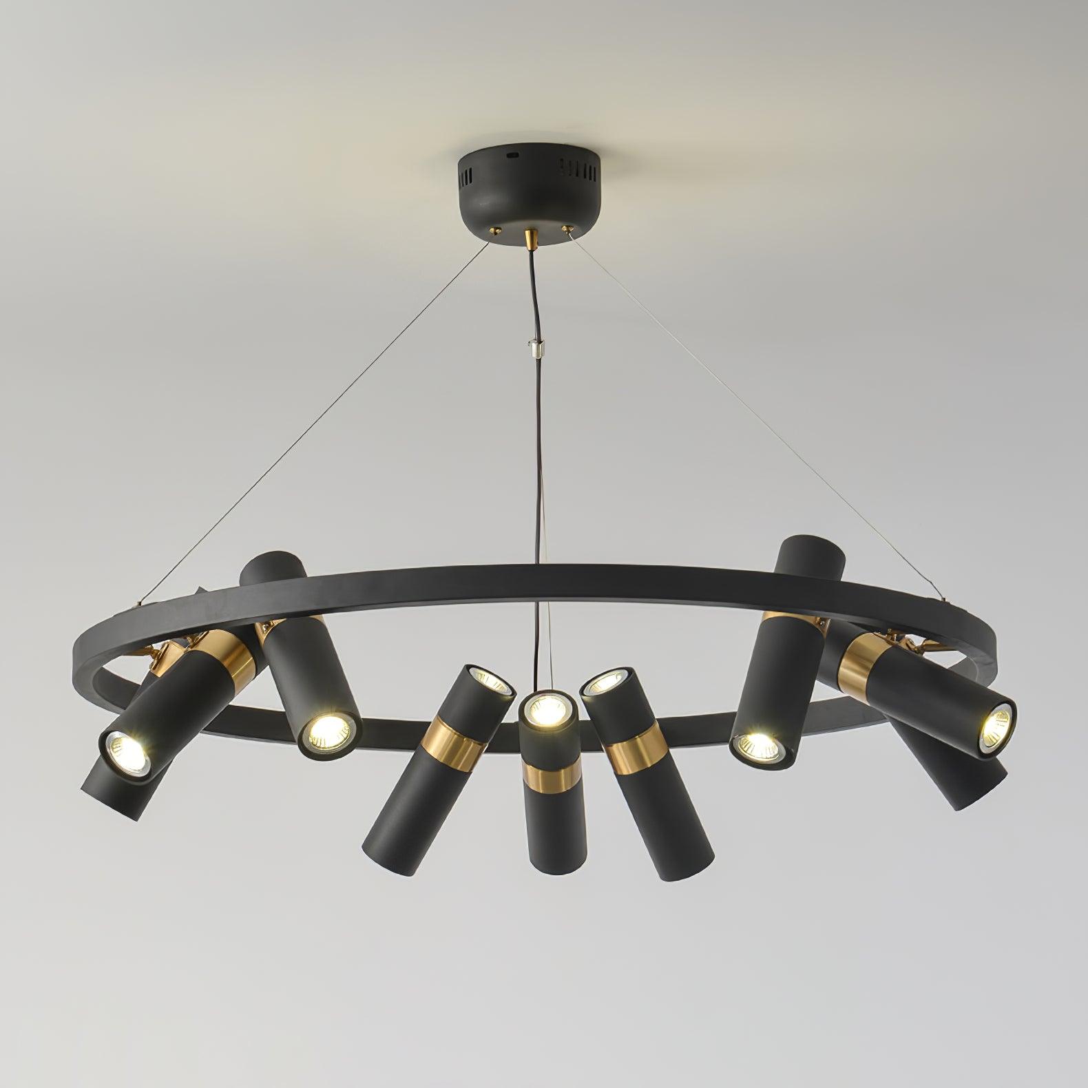 Nova Industrial Acrylic Chandelier - Blowlighting