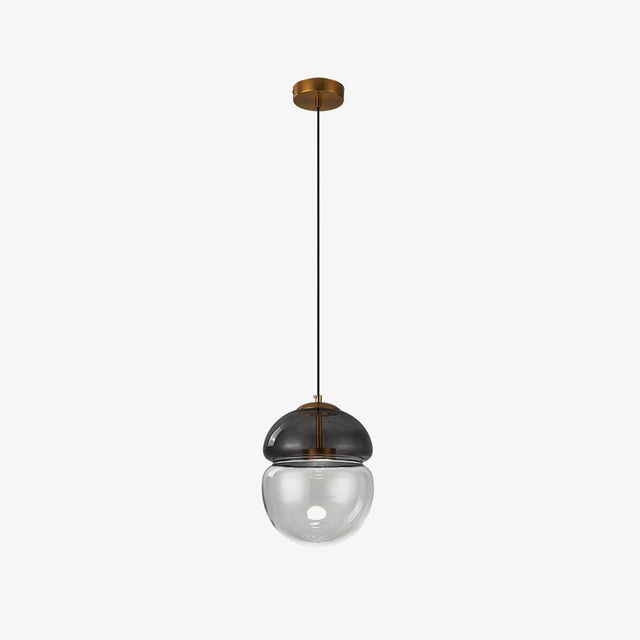 Aged Modern Minimalist Dome Metal Glass Pendant Light - Blowlighting