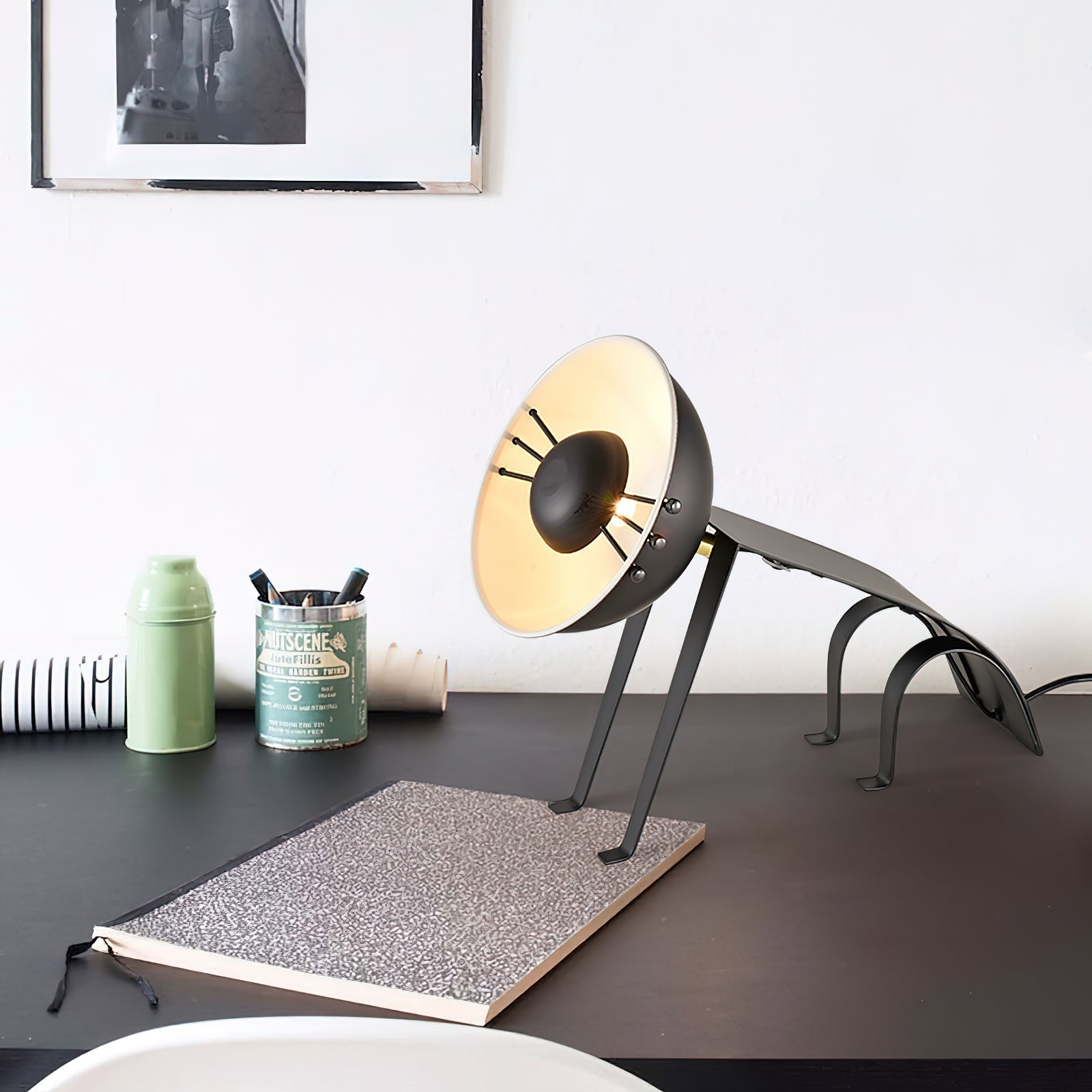 Micha Cat Table Lamp - Lamp Copper