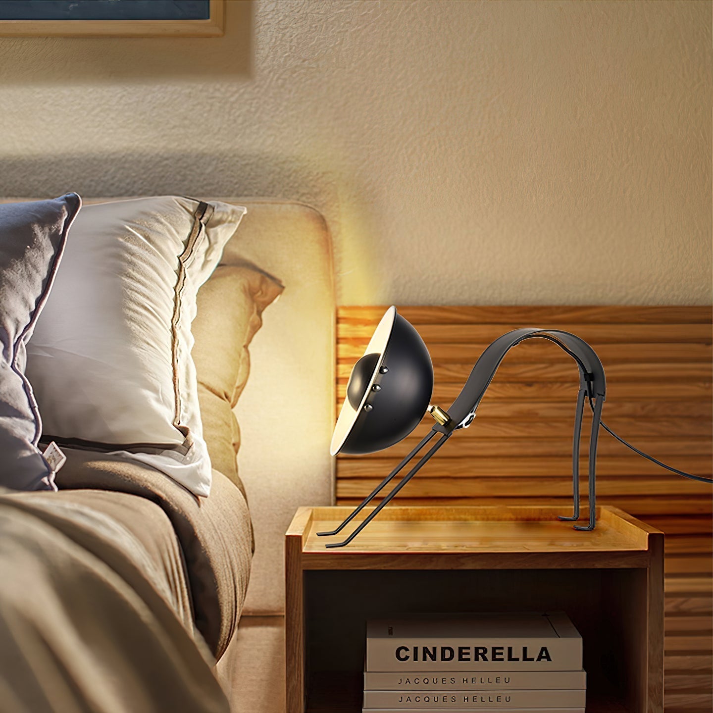 Micha Cat Table Lamp - Lamp Copper