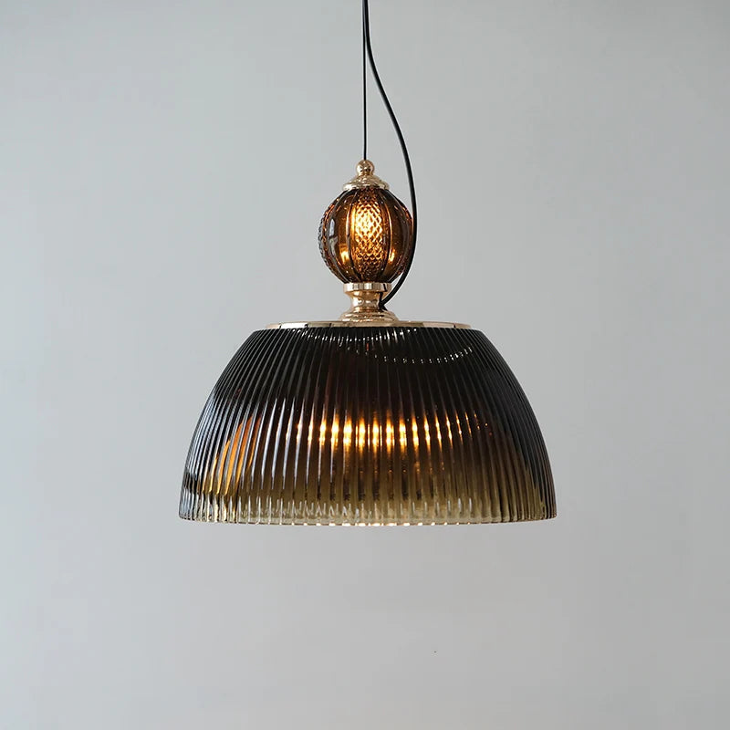 Silva Vintage LED Metallo Vetro Sospensione Verde Soggiorno Camera da letto Ristorante