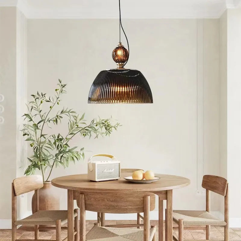 Silva Vintage LED Metallo Vetro Sospensione Verde Soggiorno Camera da letto Ristorante