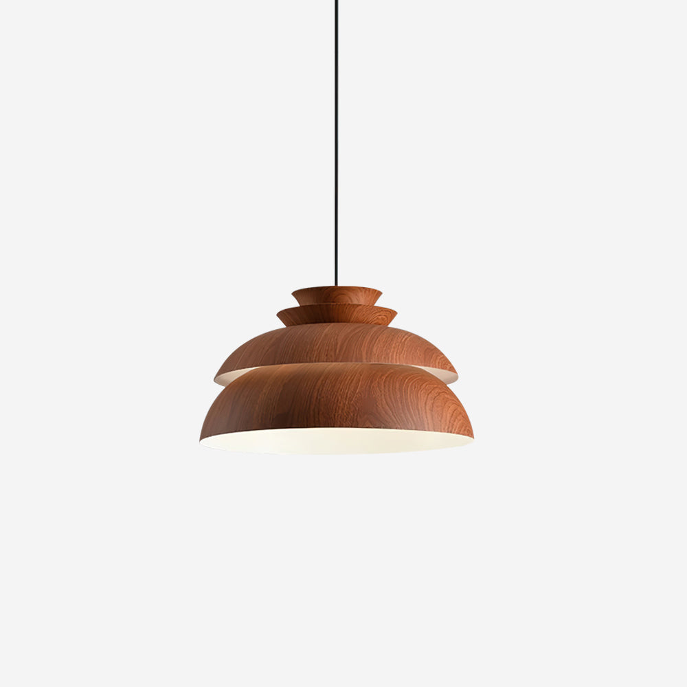 Pendant Lamp Aluminum Layered Dome Modern Minimalist - Letslighting