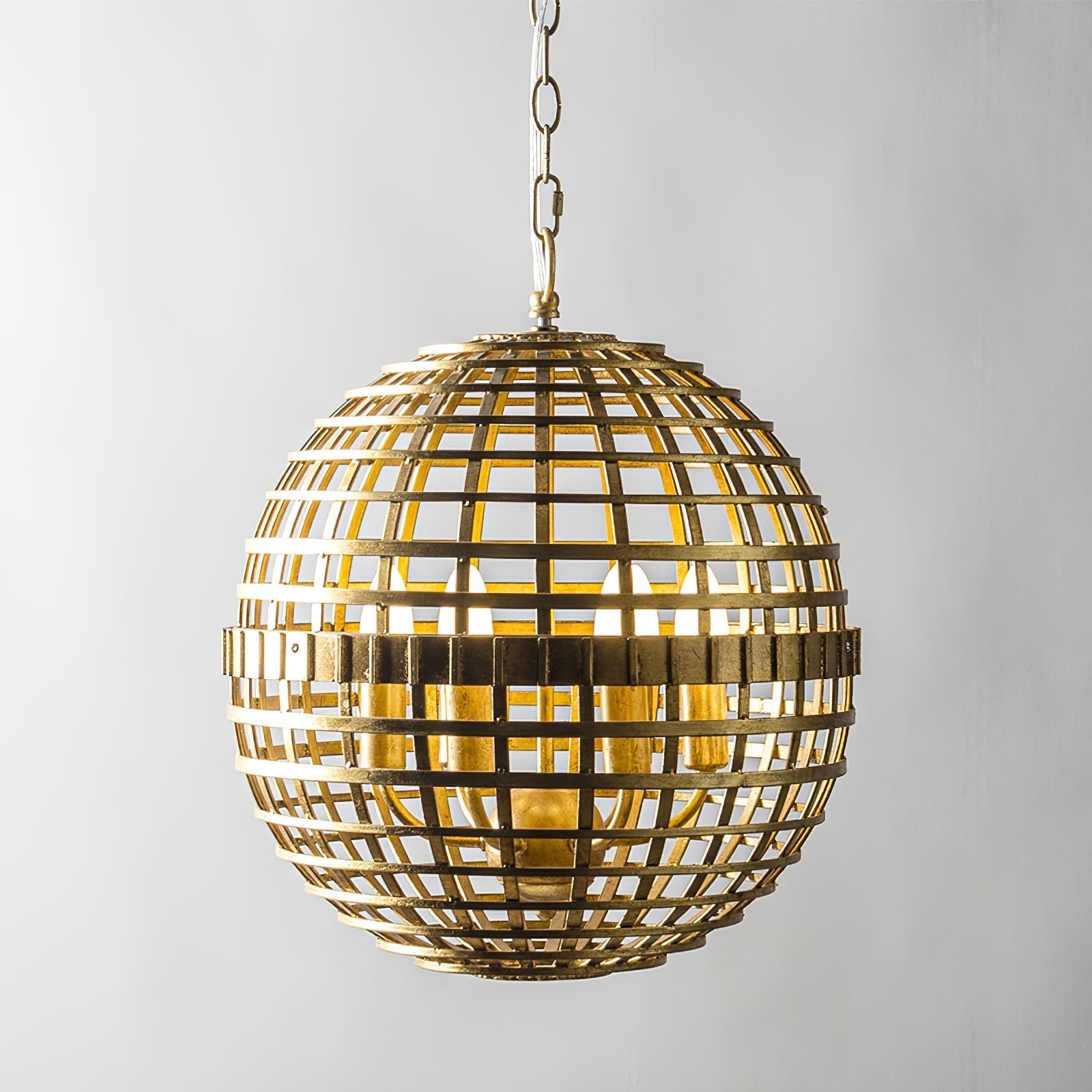 Virinia Individual Creativity Globe Metal Pendant Lamp - Lamp Copper
