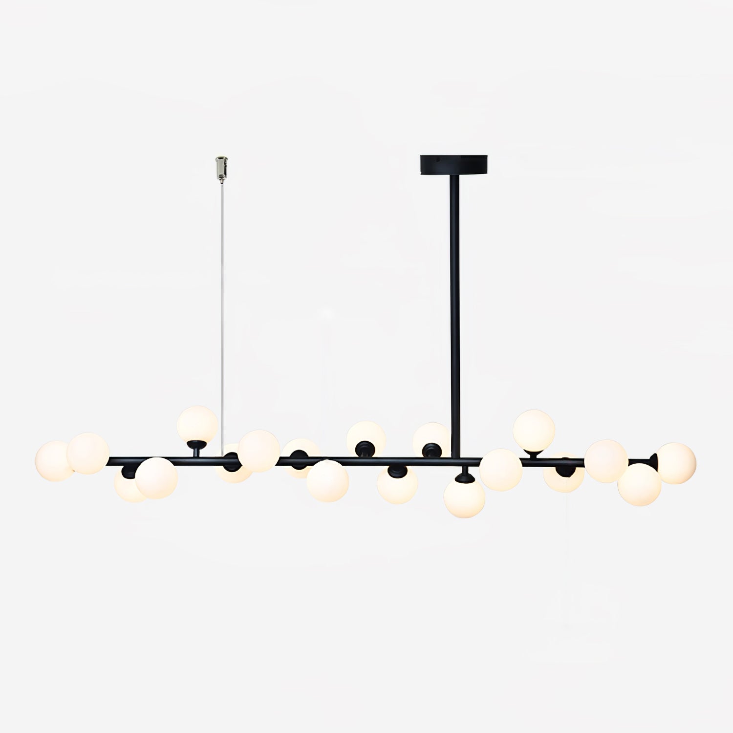 Lumiray Black Linear Globe Pendant Light - Blowlighting