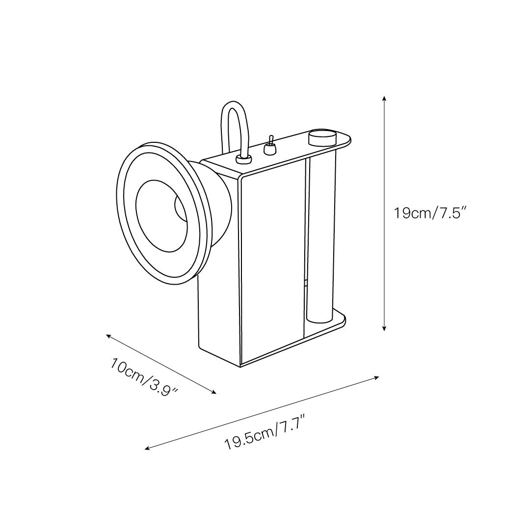 Minibox Table Lamp - Lamp Copper