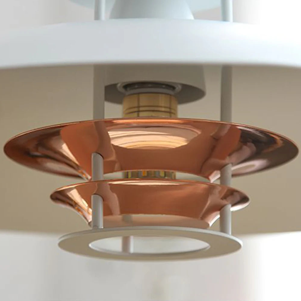 Arisha Minimalista Metallo Sospensione Bianco Oro Rosa Soggiorno Camera da letto