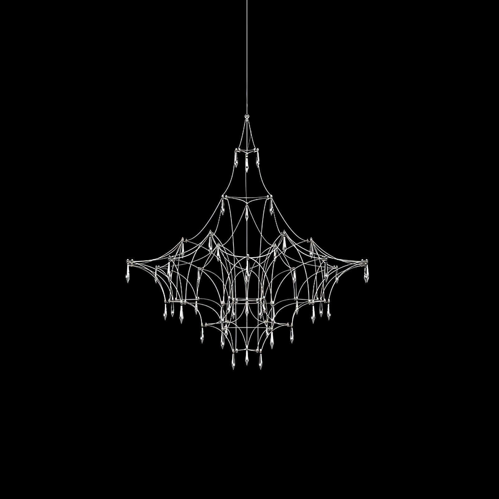Allaeira Postmodern Luxury Crystal Chandelier - Lamp Copper