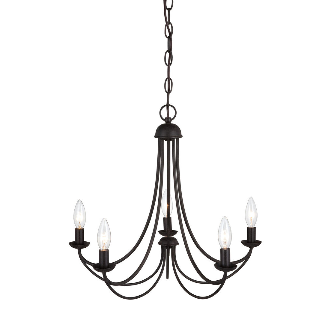 Cotalor Vintage Industrial Metal Chandelier - Lamp Copper