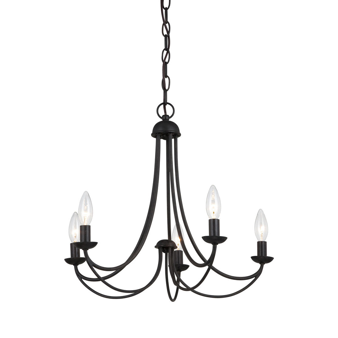 Cotalor Vintage Industrial Metal Chandelier - Lamp Copper