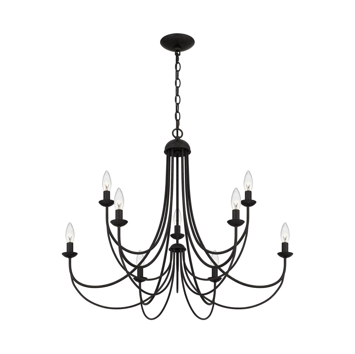 Cotalor Vintage Industrial Metal Chandelier - Lamp Copper